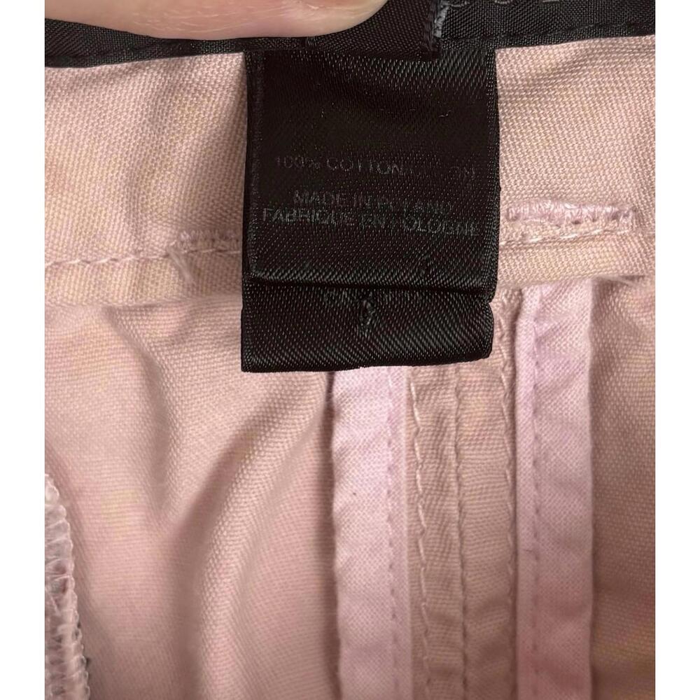 Marc Jacobs Pink Cotton Distressed Ribbon Mini Skirt 2 Chevron Frayed Hem 1505 - Picture 8 of 10